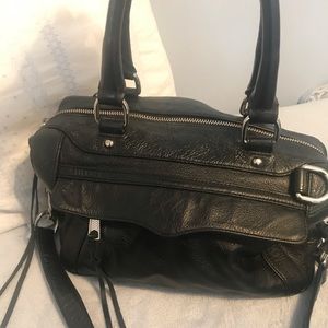 Rebecca minkoff black leather bag